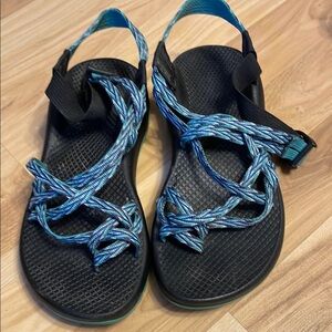 Chaco Women's Sandals - Black and Blue